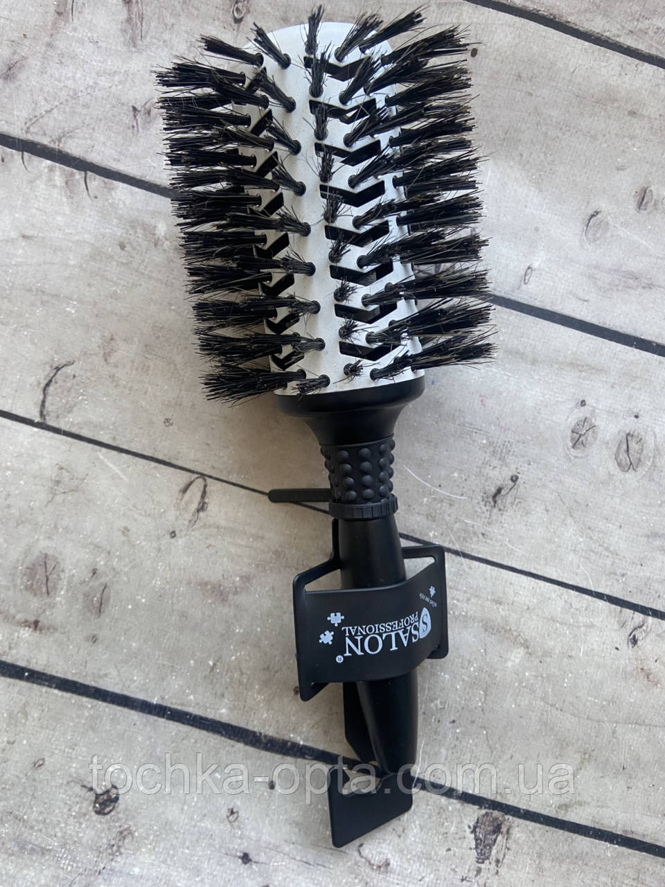 Брашинг для волосся SALON PROFESSIONAL з керамічною поверхнею та щетиною
