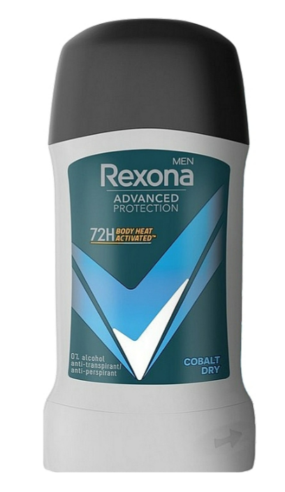 Дезодорант-стік роликовий Rexona Advanced Protection для чоловіків "Cobalt Dry" 50мл, фото 1