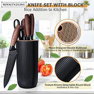 Набір ножів Royalty Line NC07B- Набір ножів Нержавіюча сталь, фото 3