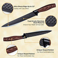 Набір ножів Royalty Line NC07B- Набір ножів Нержавіюча сталь, фото 5