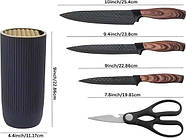 Набір ножів Royalty Line NC07B- Набір ножів Нержавіюча сталь, фото 6