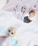 Футболки H&M (набір 2 шт.) на дівчинку р.122-128 - 6-8 років, Frozen, Холодне серце, фото 3