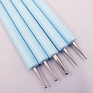 Набір двосторонніх інструментів для моделювання з мастики — 5 шт., фото 2