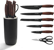 Набір ножів Royalty Line NC07B- Набір ножів Нержавіюча сталь, фото 9