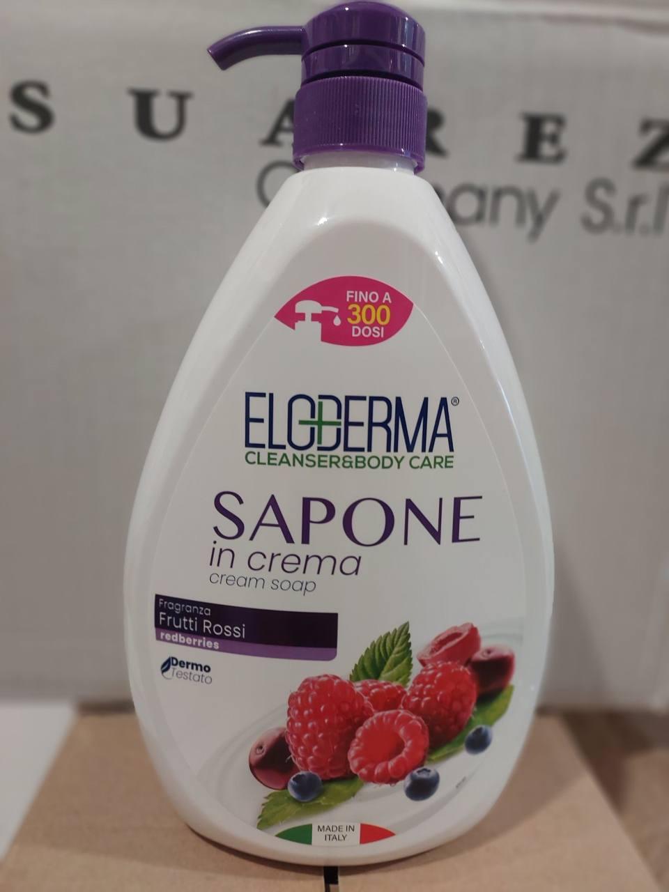 Крем-мило антибактеріальне Eloderma Червоні фрукти, 1 л, фото 1