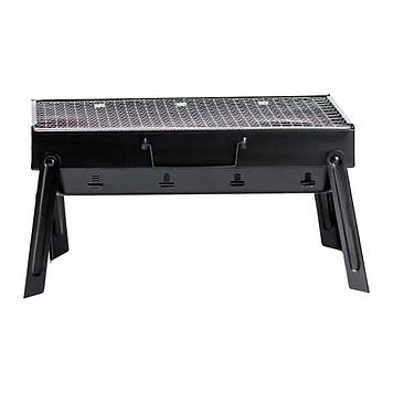 Мангал переносний складаний з решіткою 43×30×23.5 см HP450M