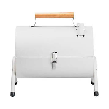 Мангал вугільний двосторонній 38×28×40 см з решіткою білий HP452GBE