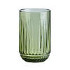 Набір склянок 6 штук 450 мл скляні зелений HP4146, фото 2