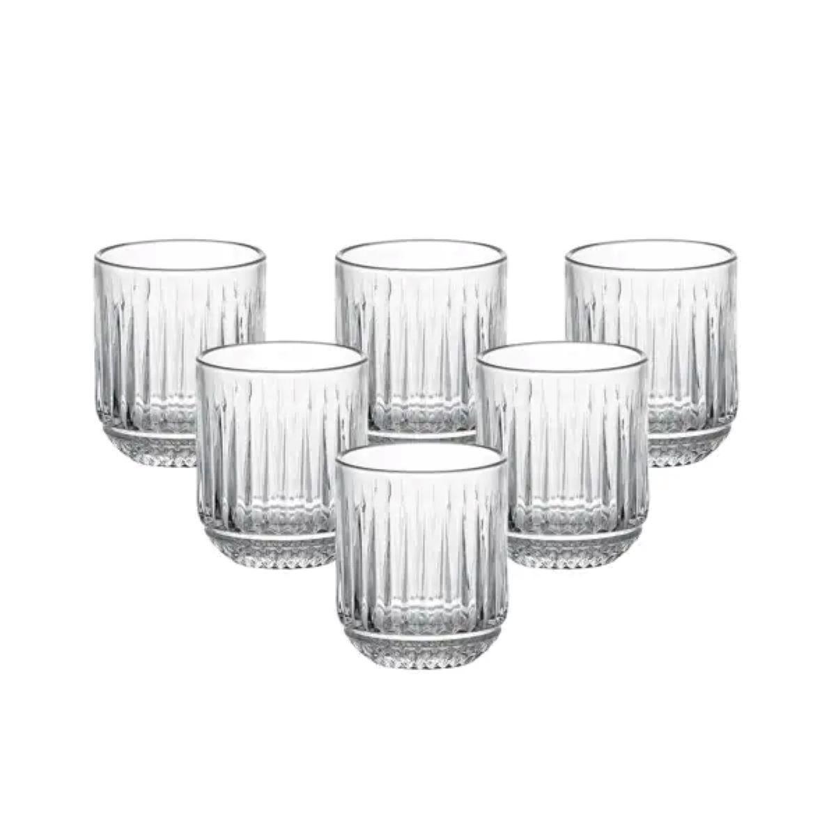 Набір склянок 6 шт по 250 мл із товстого скла HP4150, фото 1