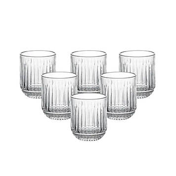 Набір склянок 6 шт по 250 мл із товстого скла HP4150