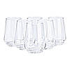 Набір склянок 6 штук по 390 мл скляний прозорий HP558, фото 3