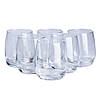 Набір склянок 6 штук по 350 мл скляний прозорий HP559, фото 3