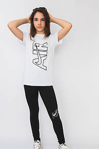 Підлітковий комплект для дівчинки футболка + лосини Спорт