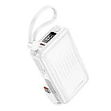 Універсальна Мобільна Батарея Power Bank Borofone BJ70 Source dual PD20W with cable 10000 mAh Колір Чорний, фото 6
