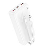 Універсальна Мобільна Батарея Power Bank Borofone BJ57A Graceful 22.5W+PD20W with cable 20000 mAh Колір Чорний, фото 6