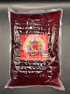 Фруктові кульки Bubble Tea "ПОЛУНИЦЯ" 1,8 кг