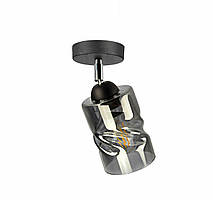 Люстра декоративна Sirius S4944-1 BK+SM з поворотнім механізмом