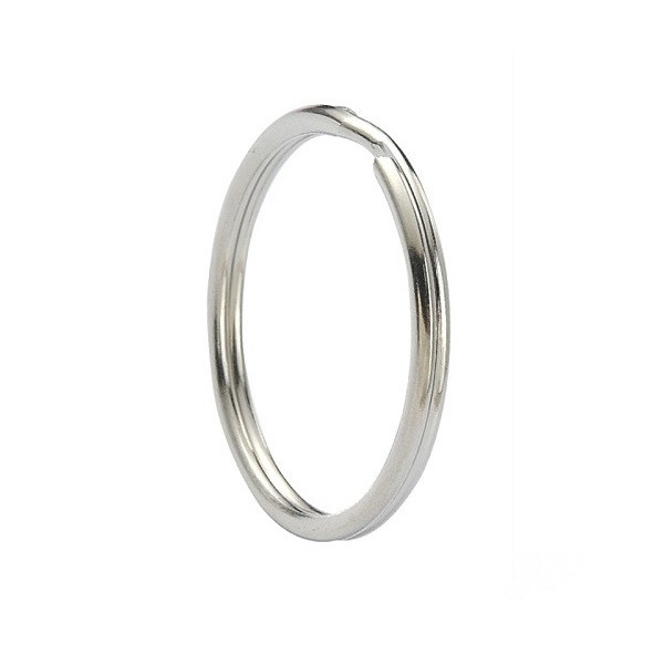 Подвійне кільце Finding Фурнітура для ключів брелків сувенірів Сталистий 3 см YW0003