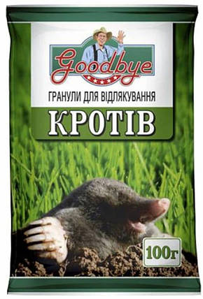 Гранули для відлякування кротів Good Bye 100г, фото 1
