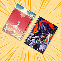 Блокнот на пружині в клітинку 48 арк. Evangelion / Євангеліон 004