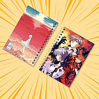 Блокнот на пружині в клітинку 48 арк. Evangelion / Євангеліон 005