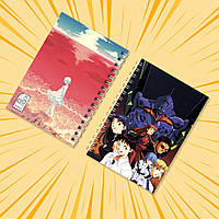 Блокнот на пружині в клітинку 48 арк. Evangelion / Євангеліон 006