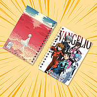 Блокнот на пружині в клітинку 48 арк. Evangelion / Євангеліон 009