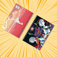 Блокнот на пружині в клітинку 48 арк. Evangelion / Євангеліон 010