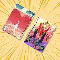 Блокнот на пружині в клітинку 48 арк. Evangelion / Євангеліон 011