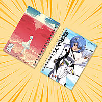 Блокнот на пружині в клітинку 48 арк. Evangelion / Євангеліон 015