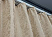 Комплект штор (2шт. 1,5х2,75м.) льон мармур, колекція "Pavliani VO". Колір айворі. Код 1713ш 33-0613, фото 9