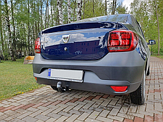 Фаркоп Renault Logan II 2013-2020 (Рено Логан седан 2) без підрізу бампера