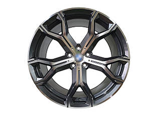 R20 Gray + Chrome ( різноширокі ) на BMW X5 F15 2013-2018 року