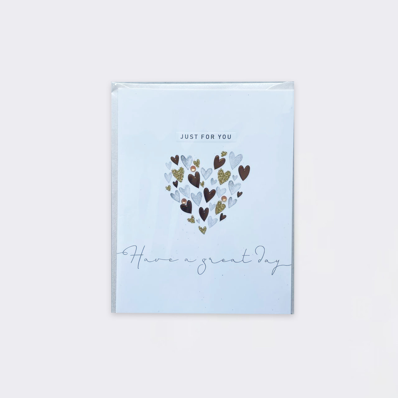 Листівка "Have a great day" з конвертиком білого кольору 16,7х13,3 см 1шт.