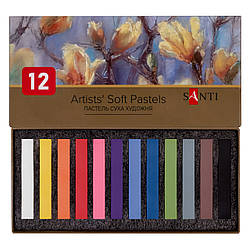 Пастель суха художня Santi 12 кольорів