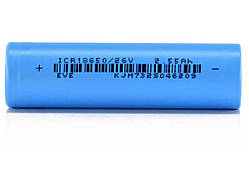 Акумулятор - EVE - ICR18650-26V 2550mAh — 7,65A