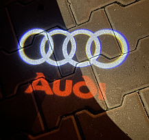 Проектор підсвічування логотипу для дверей AUDI (Ауді) A3 A4 A6 A7 A8 Q7 Q3 RS4 RS5 RS6 S3 S4 S5 S6 TT TTS, фото 5