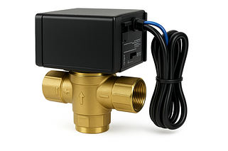 З електроприводом і електромагнітні клапана