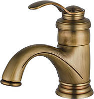 Змішувач для ванної кімнати BOAOTX LH-803 Латунний одноважільний кран для раковини в ретростилі