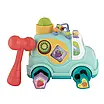 Музична інтерактивна машинка сортер Дитяча розвиваюча іграшка з брязкальцями пальчикова гра мелодії звуки, фото 3