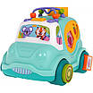Музична інтерактивна машинка сортер Дитяча розвиваюча іграшка з брязкальцями пальчикова гра мелодії звуки, фото 9