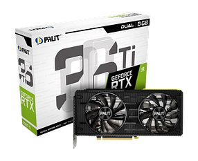 Відеокарта GeForce RTX 3060 Ti 8GB Palit Dual (NE6306T019P2-190AD) Б/В