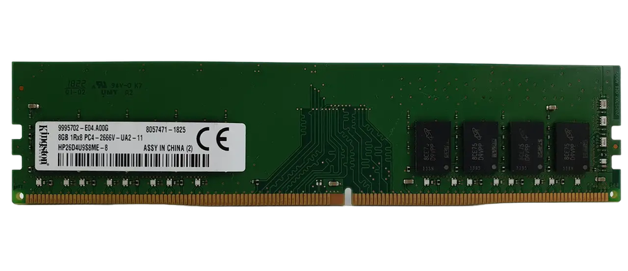 Оперативна пам'ять Kingston 8GB DDR4 2666MHz (HP26D4U9S8ME-8) Б/В, фото 1