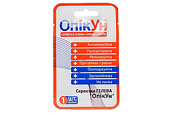 Серветка гелева антимікробна "ОпікУн" 30х20 см, № 1