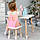 Прямокутний стіл і стільчик дитячий рожева корона. Столик для уроків, ігор, їжі, фото 6