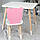 Прямокутний стіл і стільчик рожевий  дитячий ведмежа з білим сидінням. Столик білий дитячий, фото 3