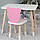 Прямокутний стіл і стільчик рожевий  дитячий ведмежа з білим сидінням. Столик білий дитячий, фото 7