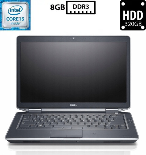 Ноутбук Dell Latitude E5430/14” TN 1366x768/Core i5-3320M 2.60GHz/8GB DDR3/HDD 320GB/Intel HD Graphics Камера Б/В