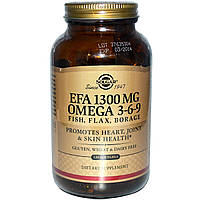 Омега 3-6-9, Solgar, 1300 мг, 120 капсул