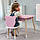 Дитячий столик і стільчик ведмедик рожевий. Столик із шухлядою для олівців і розмальовок, фото 7